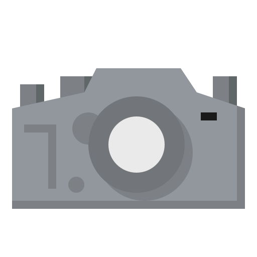 Photo camera luketaibai Flat icon