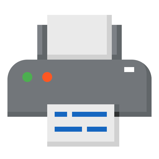 Printer luketaibai Flat icon