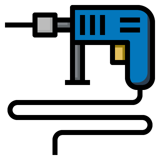 Drill luketaibai Lineal color icon