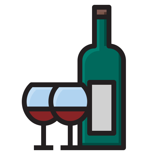 vino luketaibai Lineal color icona
