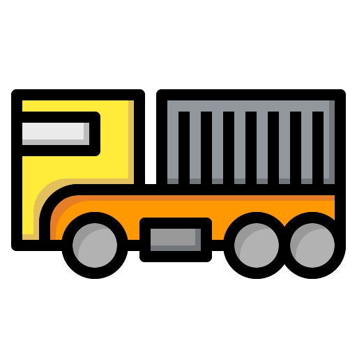 Dump truck luketaibai Lineal color icon