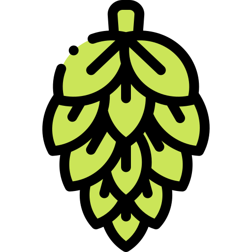 Hop Detailed Rounded Lineal color icon