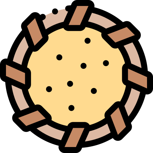 쿠키 Detailed Rounded Lineal color icon