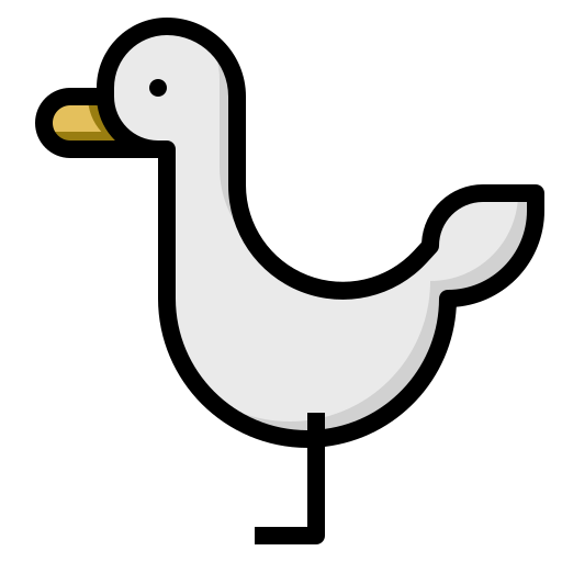 Duck luketaibai Lineal color icon
