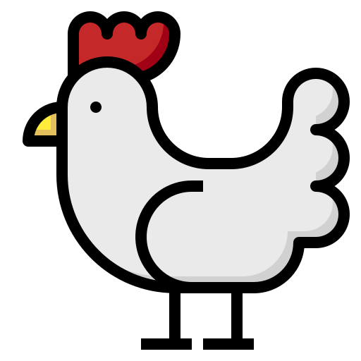 Курица luketaibai Lineal color иконка