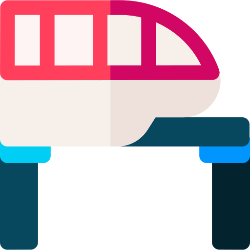 Monorail Basic Rounded Flat icono