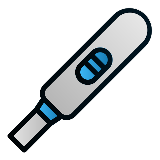 Pregnancy test Andinur Lineal color icon