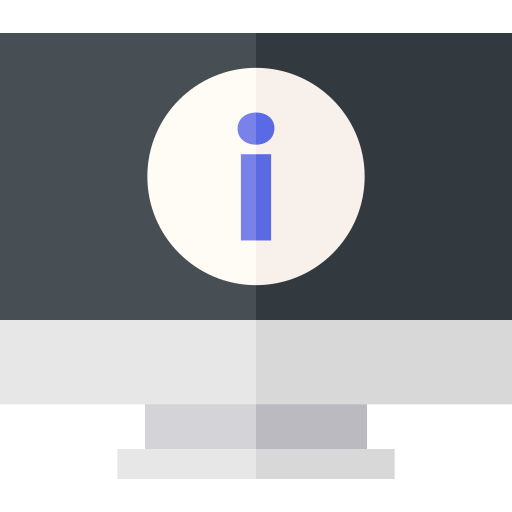 informazione Basic Straight Flat icona