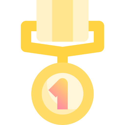 médaille d'or Fatima Yellow Icône