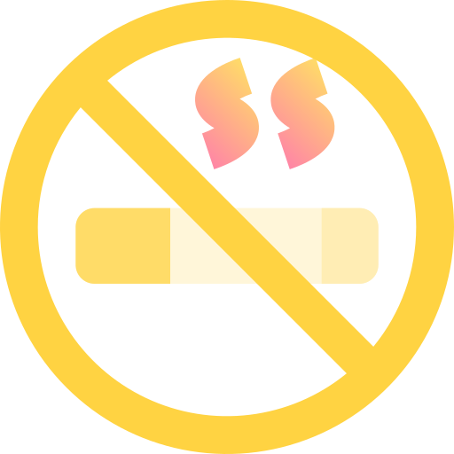 No smoking Fatima Yellow icon