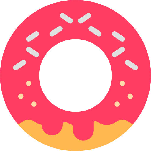 Пончик Berkahicon Flat иконка