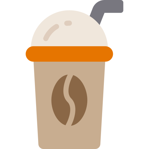 Кофе со льдом Berkahicon Flat иконка