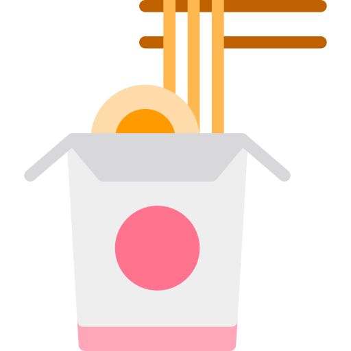 Instant noodles Berkahicon Flat icon