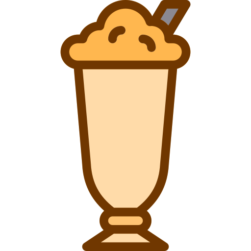 milkshake Berkahicon Lineal Color icoon