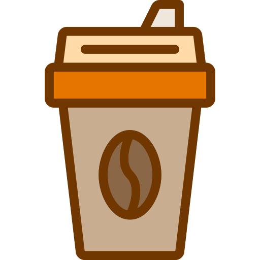 heißer kaffee Berkahicon Lineal Color icon