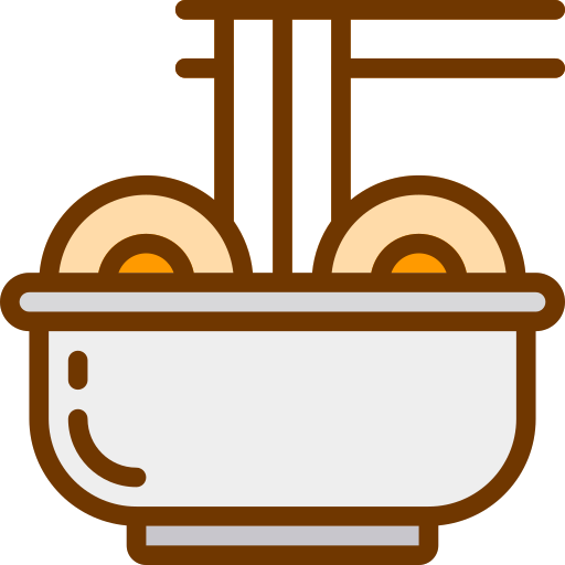 拉麺 Berkahicon Lineal Color icon