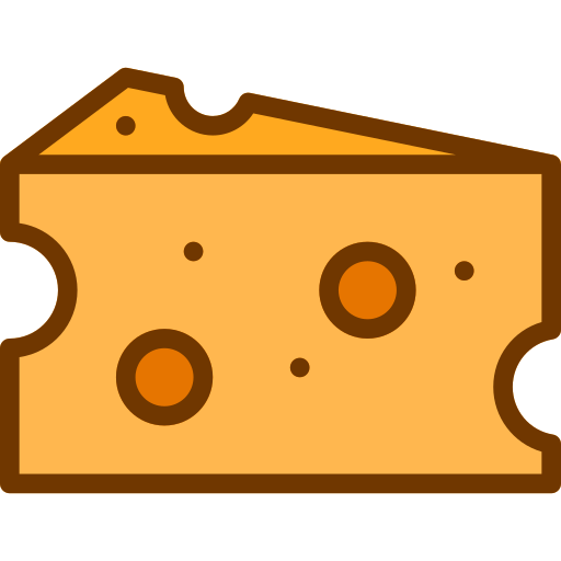 Cheese Berkahicon Lineal Color icon