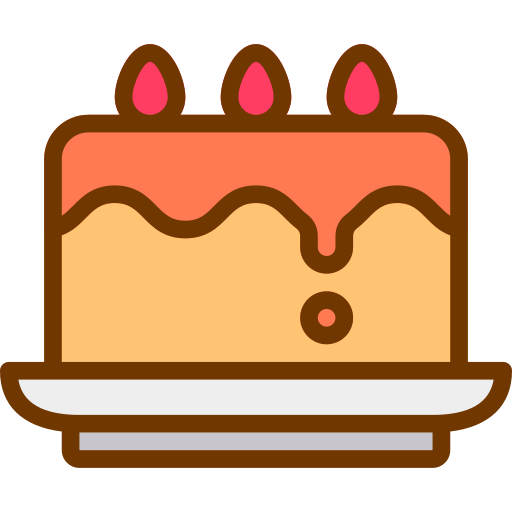 gâteau Berkahicon Lineal Color Icône