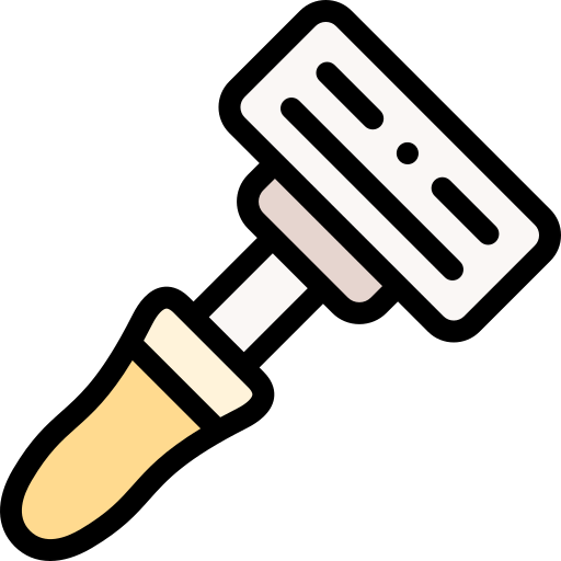 cuchilla de afeitar Detailed Rounded Lineal color icono