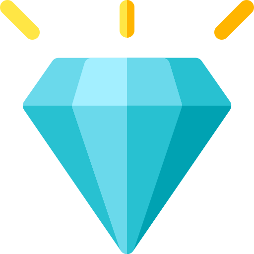 Diamante Basic Rounded Flat icono
