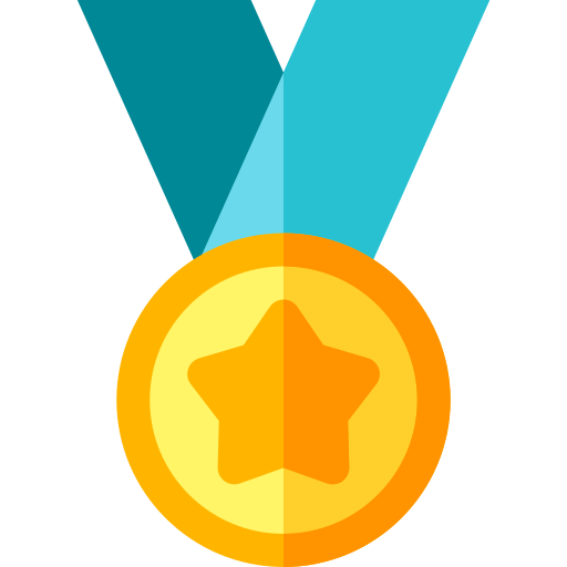 Medalha Basic Rounded Flat Ícone