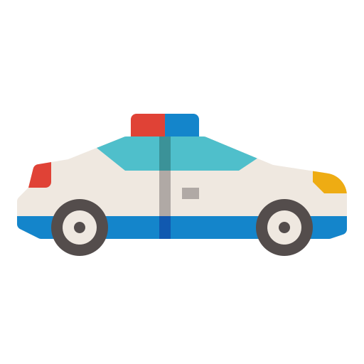 警察車両 Ultimatearm Flat icon