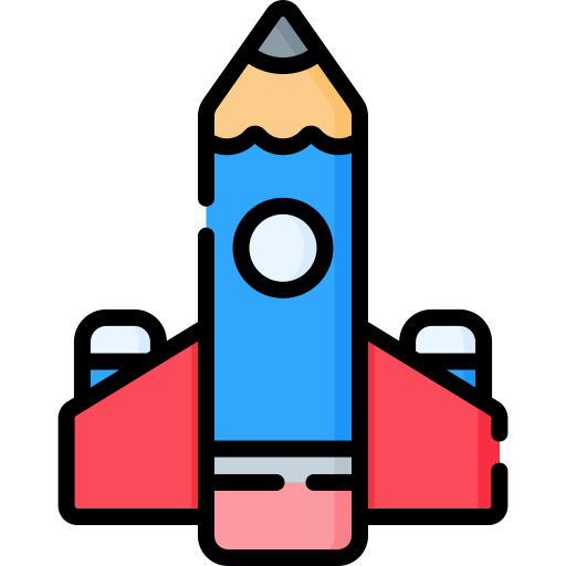 Cohete Special Lineal color icono