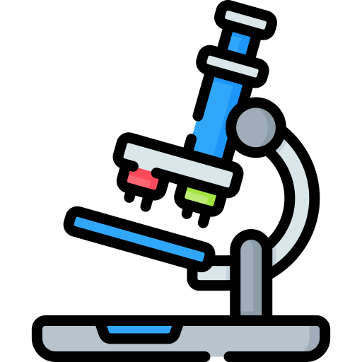 Microscopio Special Lineal color icono