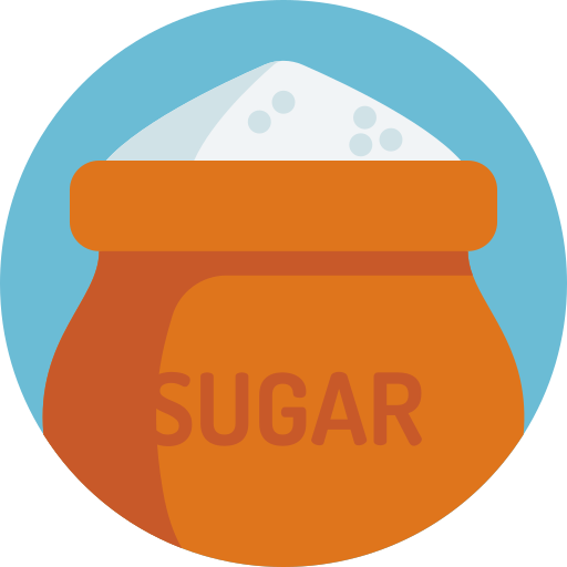 설탕 Detailed Flat Circular Flat icon