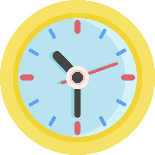 Clock Detailed Flat Circular Flat icon