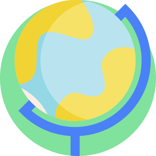 지구 Detailed Flat Circular Flat icon
