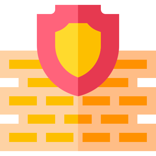 Firewall Basic Straight Flat icono