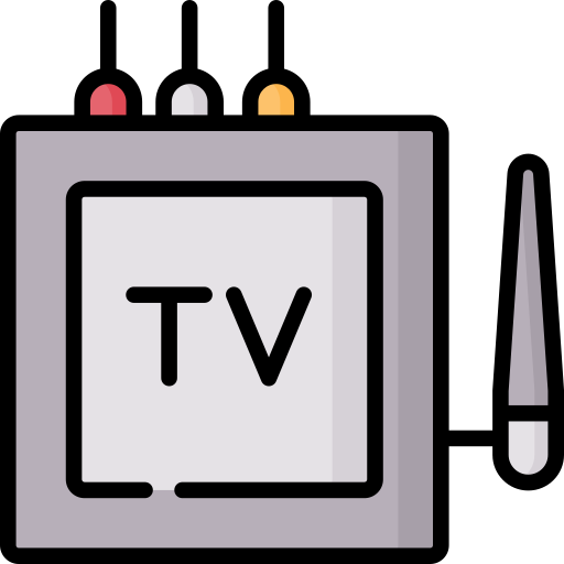 Tv box Special Lineal color icon