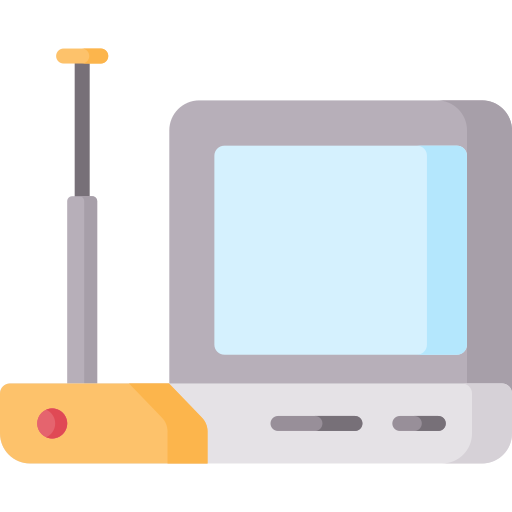 Portable television Special Flat icon