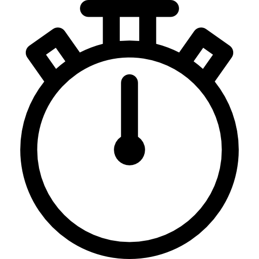 Stopwatch Basic Rounded Lineal icon