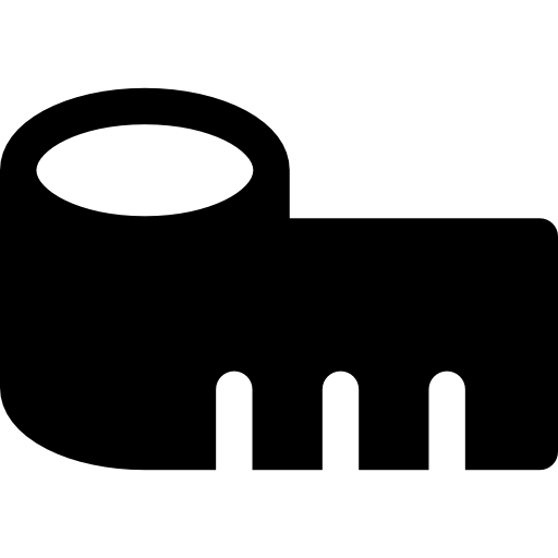 センチメートル Basic Rounded Filled icon