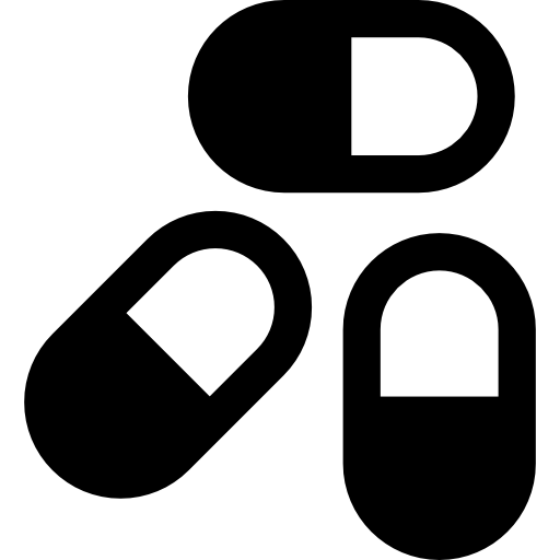 Pills Basic Rounded Filled icon