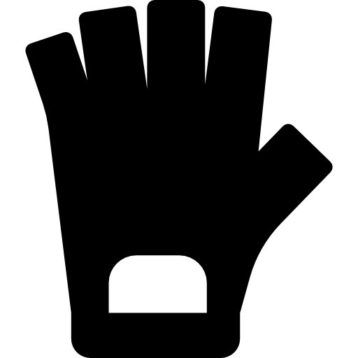 Gloves Basic Rounded Filled icon