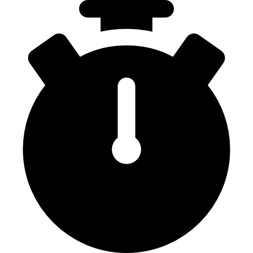 cronógrafo Basic Rounded Filled icono