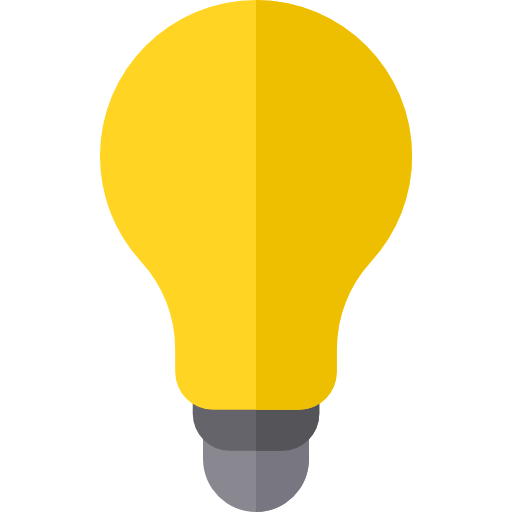 Bulb Basic Rounded Flat icon