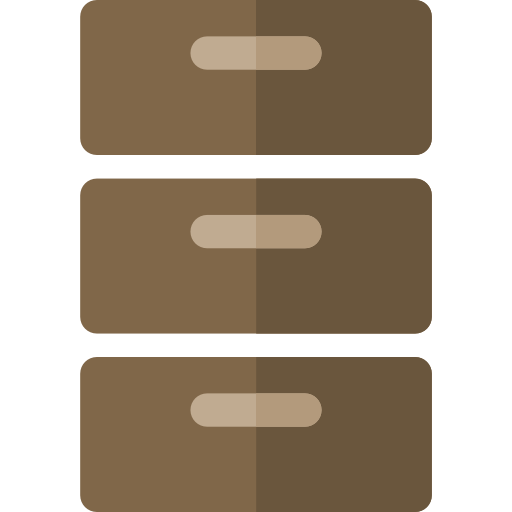 truhe Basic Rounded Flat icon