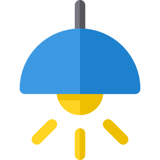 lampe Basic Rounded Flat icon