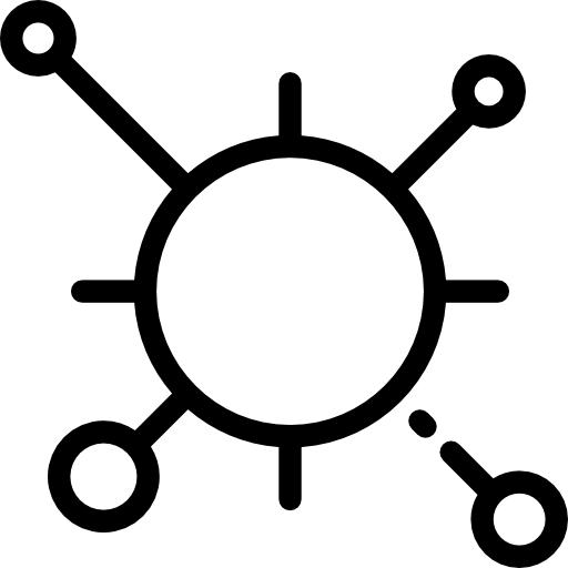 ウイルス Detailed Rounded Lineal icon