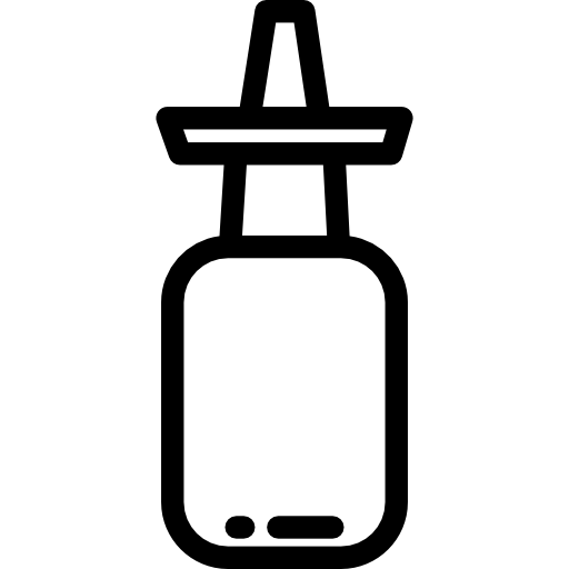 aerosol nasal Detailed Rounded Lineal icono
