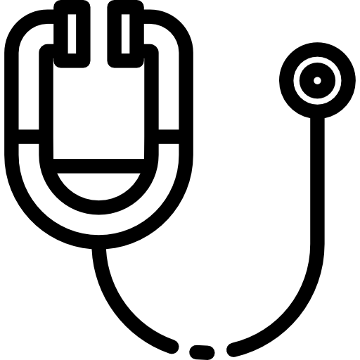 聴診器 Detailed Rounded Lineal icon
