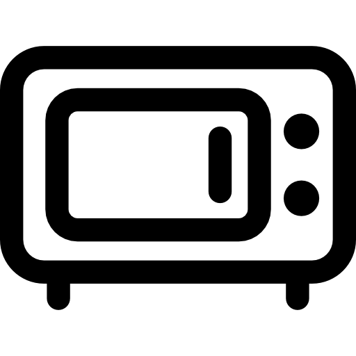 Microwave Basic Rounded Lineal icon