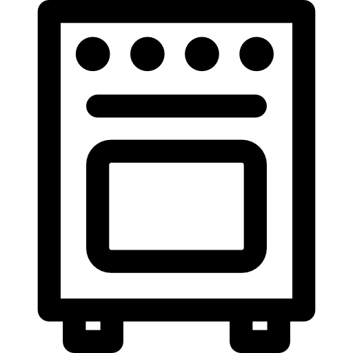 Oven Basic Rounded Lineal icon