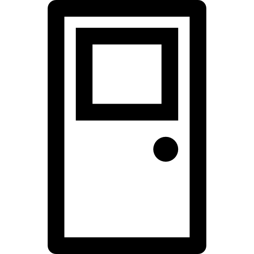 Door Basic Rounded Lineal icon