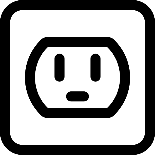 Socket Basic Rounded Lineal icon