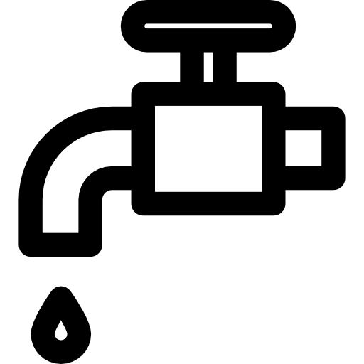 Faucet Basic Rounded Lineal icon